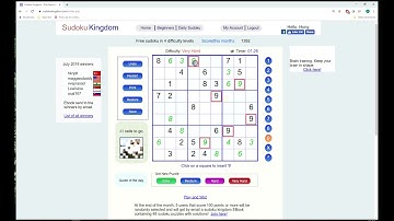 sudokukingdom very hard level.