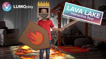 Lava Lake | Interactive floor game from LUMOplay