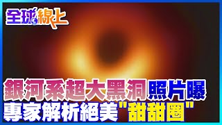 銀河系超大黑洞照片曝 專家解析絕美&quot;甜甜圈&quot;輪廓｜全球線上      @中天新聞CtiNews