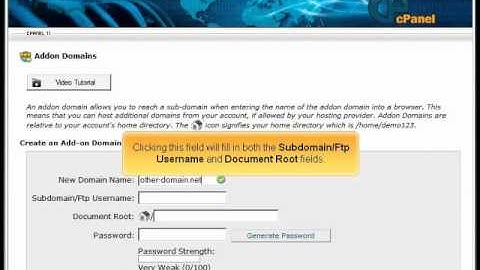 Creating an Addon Domain - HostPaladin Video Tutorial