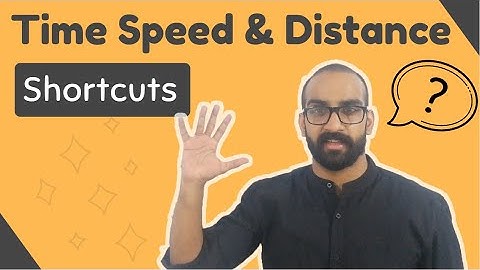 Time Speed Distance for CAT 2020 | Shortcuts | बस Aptitude