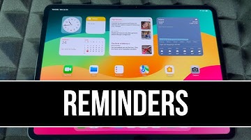 How to Use Reminders on iPad Pro 13"