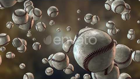 Baseball Flying | Motion Graphics - Envato elements