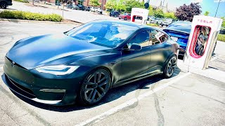 For sale: 2021 Tesla Model S Plaid, XPEL wrap, lowered, spacers, lifetime FSD 4k walkthrough rare 