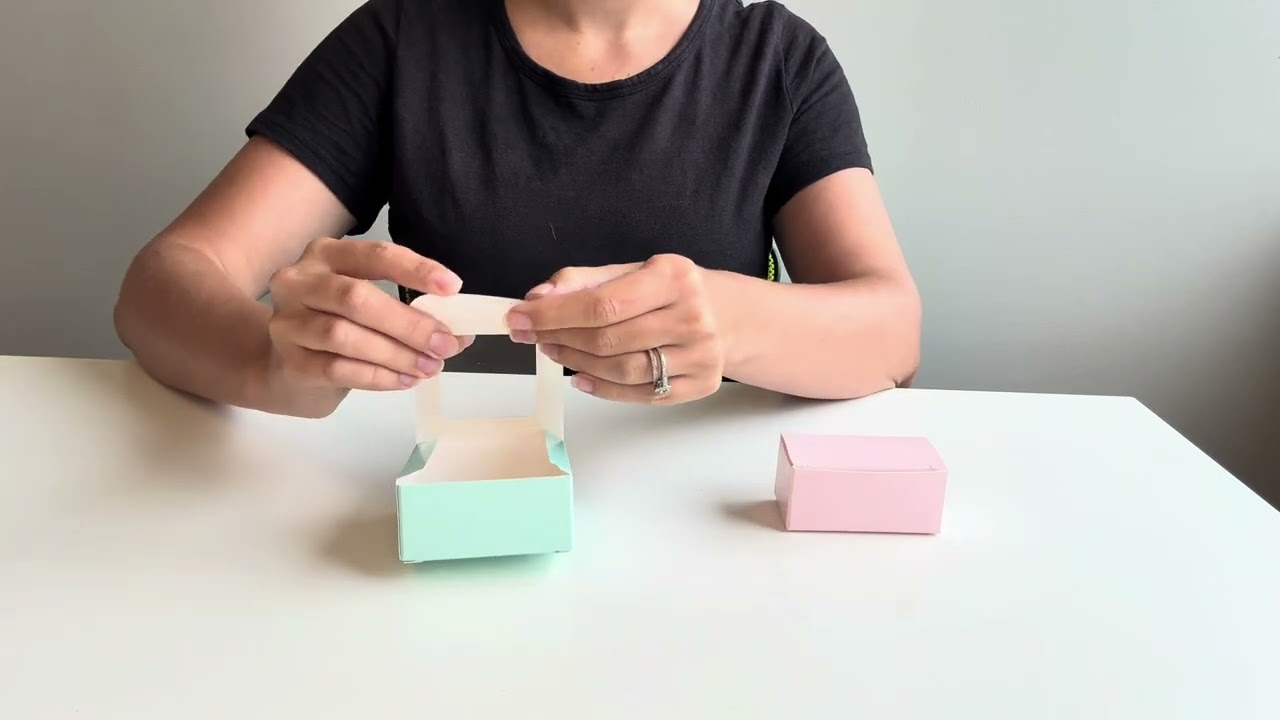 Matte Gold Window Candy Truffle Boxes, 2-5/8x2-3/4x1-1/4