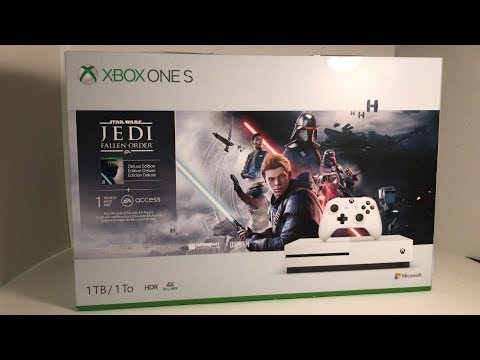 Black Friday Xbox One S Star Wars Jedi Fallen Order Bundle Unboxing!