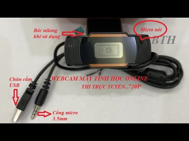 WEBCAM 720P GIÁ 200K TÍCH HỢP MICRO HỌP ZOOM, HỌC  ONELINE