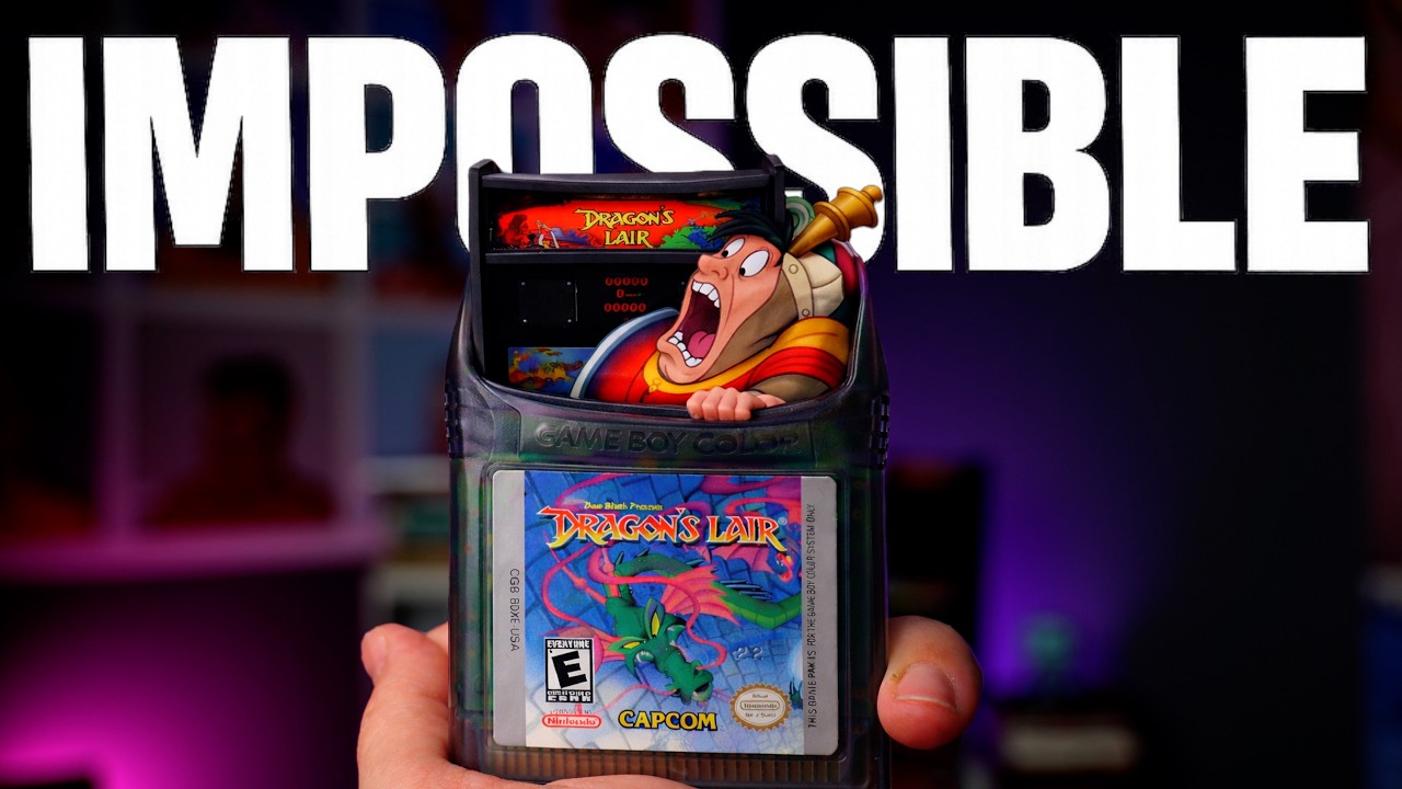 Как Dragon’s Lair уместилась на Game Boy Color?! | Самый невозможный порт для GBC за всю историю