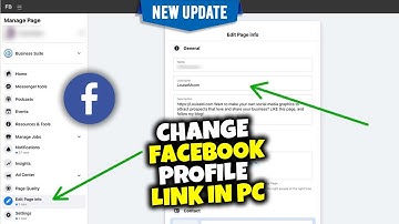 How to change Facebook profile link ( PC ) 2025 | Change Facebook URL