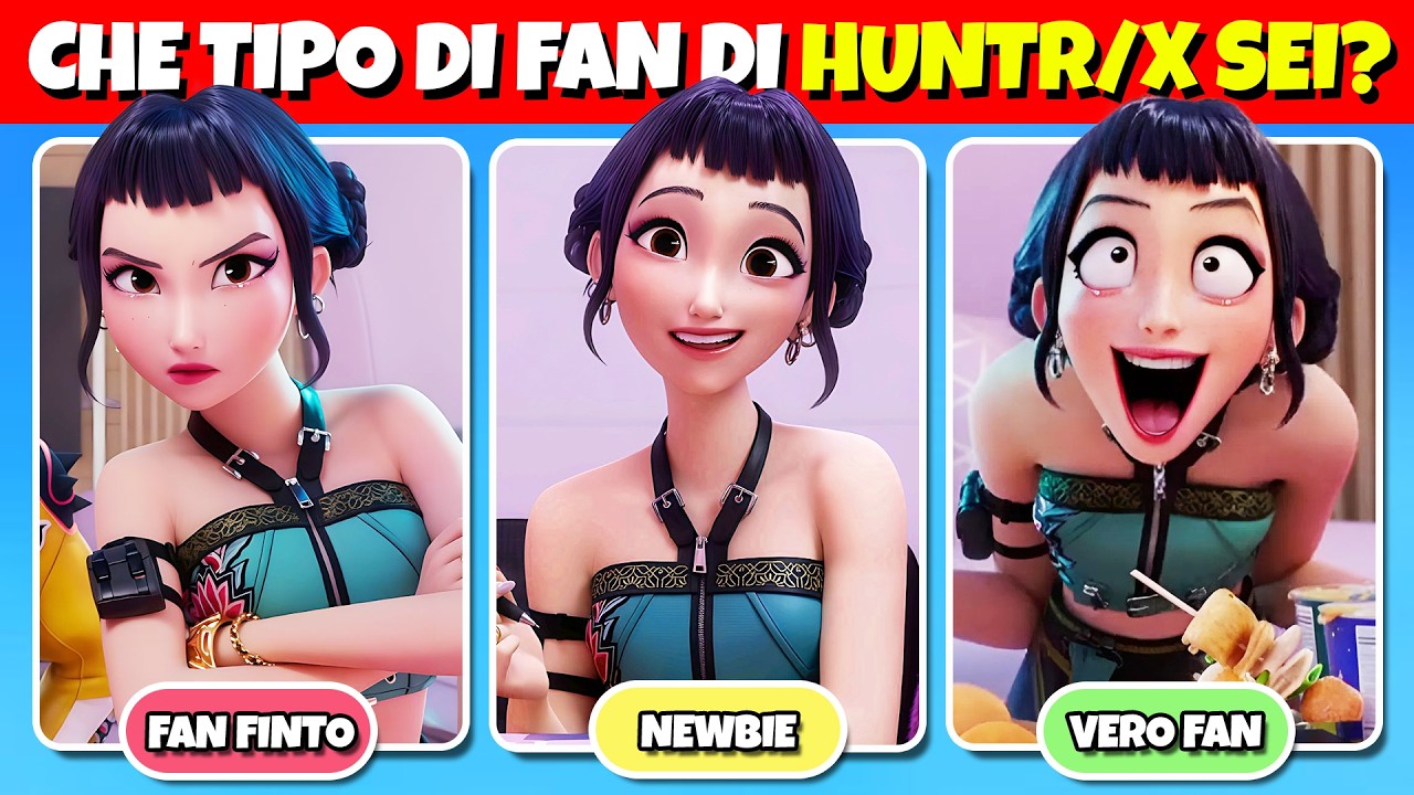 Che Tipo Di Fan Di Huntr/x Sei? 🎶📝 Quiz dei Kpop Demon Hunters 😈🧠 Rumi, Mira, Zoey, Jinu, Baby Saja