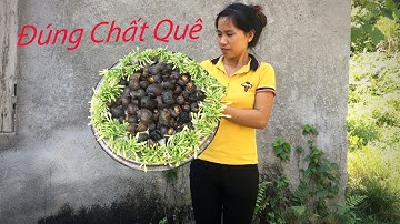 Nhung Nhà Quê Làm Món Ốc Xào Hoa Đu Đủ Đực Để Mời BẢN SẮC DÂN TỘC Cho Chất