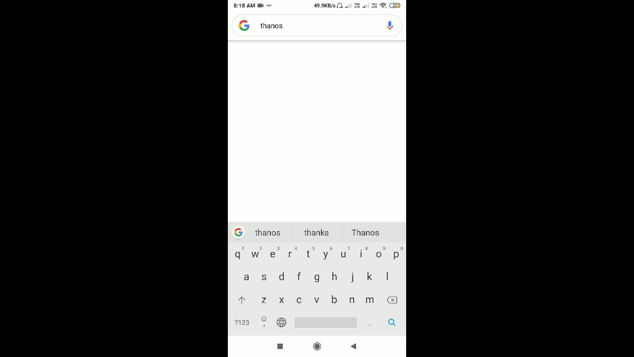 Thanos snap google easter egg youtube