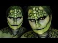 REPTILE | LIZARD Halloween Costume Makeup Tutorial | RawBeautyKristi