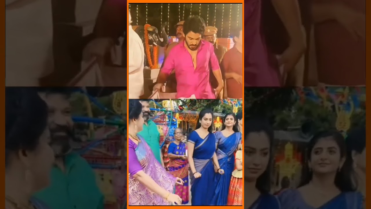 Sun TV serial fun shooting video for temple scene 