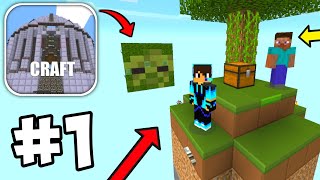 Minicraft New Skyblock Multiplayer Survival Walkthrough Part 1 | Zombie Island Survival Gameplay