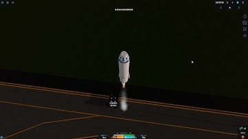 Rocket autonomously hovering over moving target