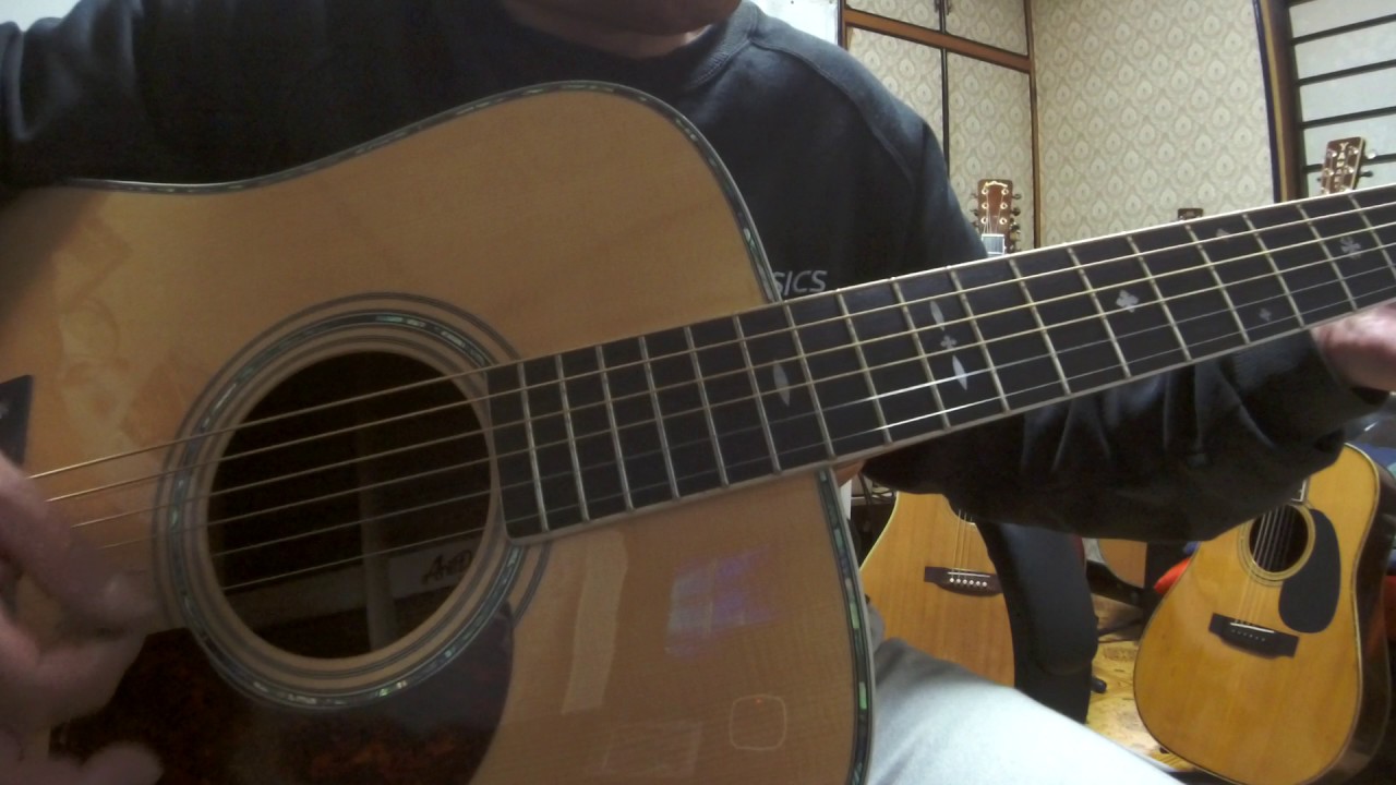 オヤジの挑戦TK□Aria Dreadnought AD-80 - YouTube