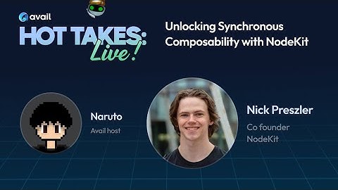 Avail Hot Takes: Live! Unlocking Synchronous Composability with NodeKit