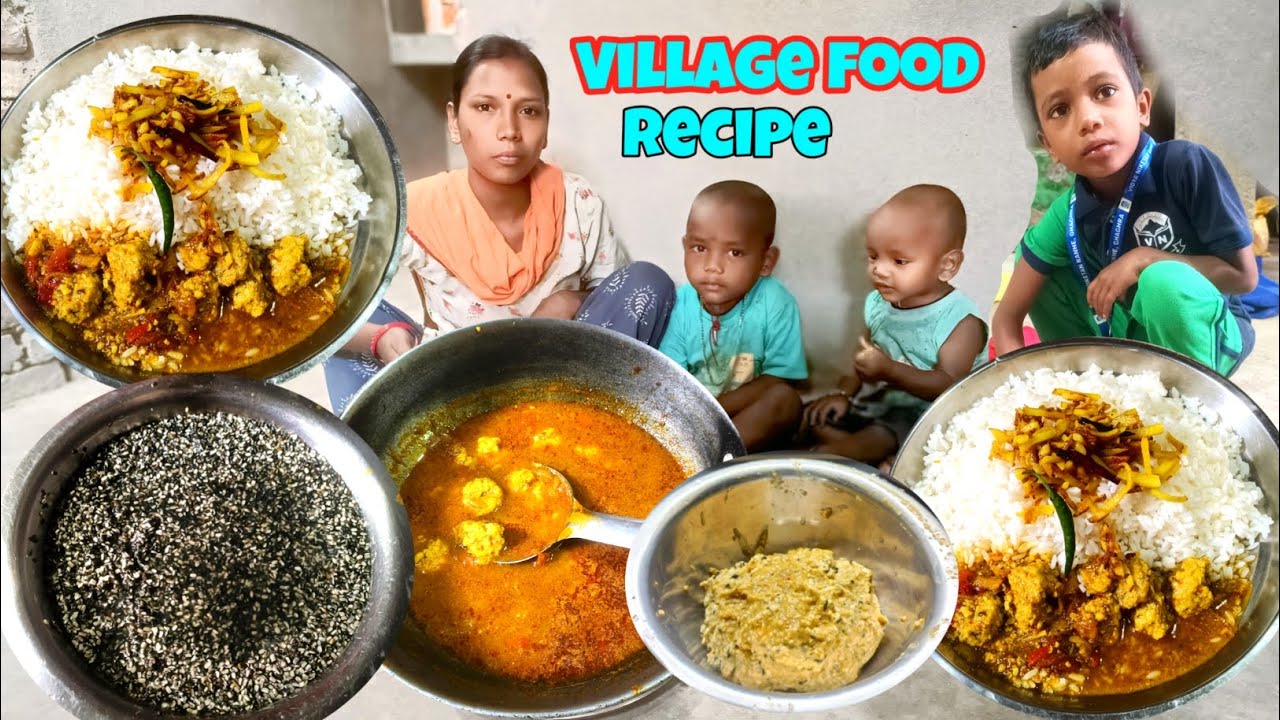 Today Cooking and eating || Village Favourite Urad dal Unique style Cooking Eating || 