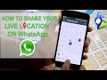 How to share LIVE location on WhatsApp| Tech Tak