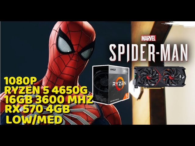 RX 570, Spider-Man Remastered PC