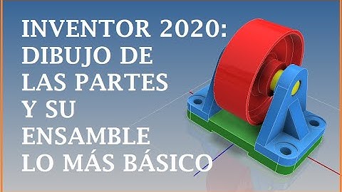 Tutorial Inventor 2020: dibujo de las partes y su ensamble (todo en uno)