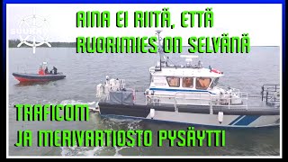 315. Pysäytys merellä. Riittääkö veneessä, että ruorimies on selvänä?