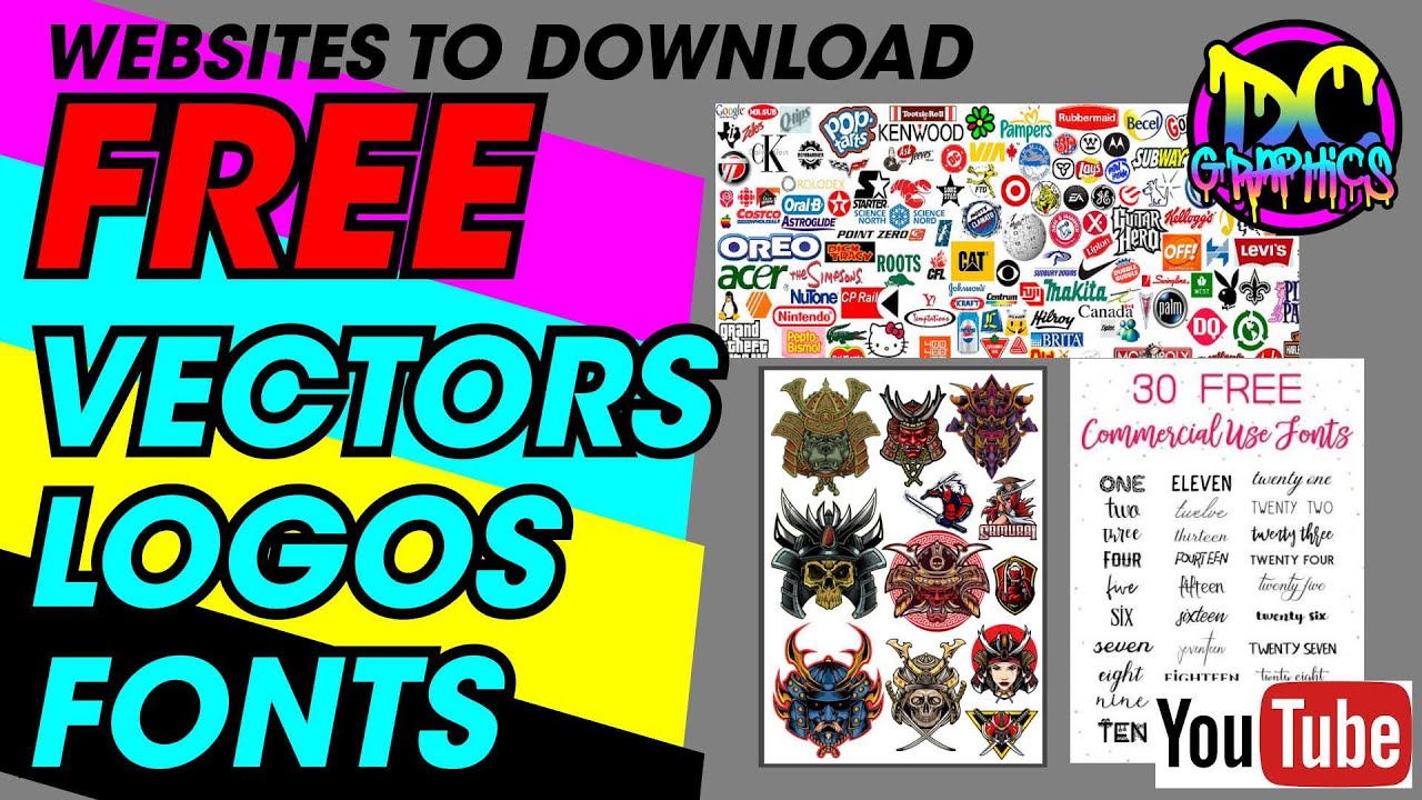 ปก vector  Update 2022  WEBSITES TO DOWNLOAD FREE VECTORS, LOGOS AND FONTS