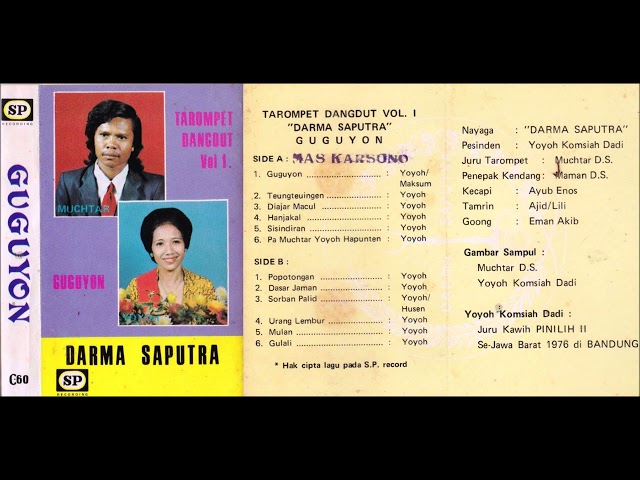 TAROMPET DANGDUT VOL. 1 DARMA SAPUTRA GUGUYON class=