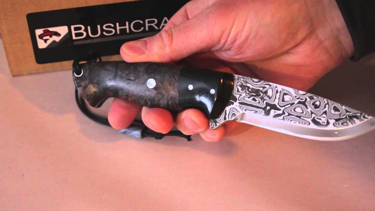 Cosmo 120 layer Damascus S90V Bushcraft Knife from www.bushcraftcanada.com