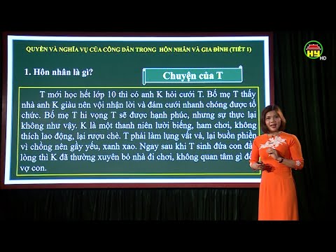 Dạy học trên truyền hình dành cho học sinh lớp 9: Môn Giáo dục công dân, bài 1