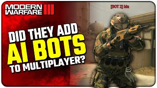 Did they Really Add AI Bots to MWIII Multiplayer?