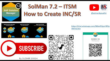 SOLMAN ITSM: Part -II - Create , Update, Resolve and Dispatch Incident/ Service Request [EN]