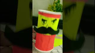 How to make Ravan Craft with paper cup#ravan #dussehra #craftideas #craft #kids #dusshera