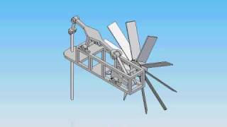 modified version of wind-powered water pump