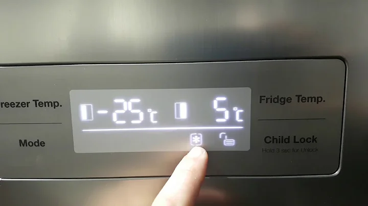 Daewoo American fridge freezer FRAH52B3S