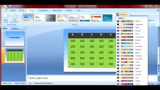 Powerpoint 2007  How to Make A Jeopardy Board