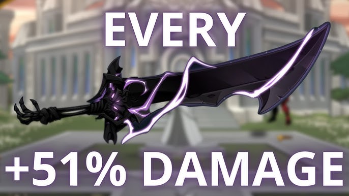 AQW NEW DRAGON BLADE OF DAGE (75% EXTRA DAMAGE) 