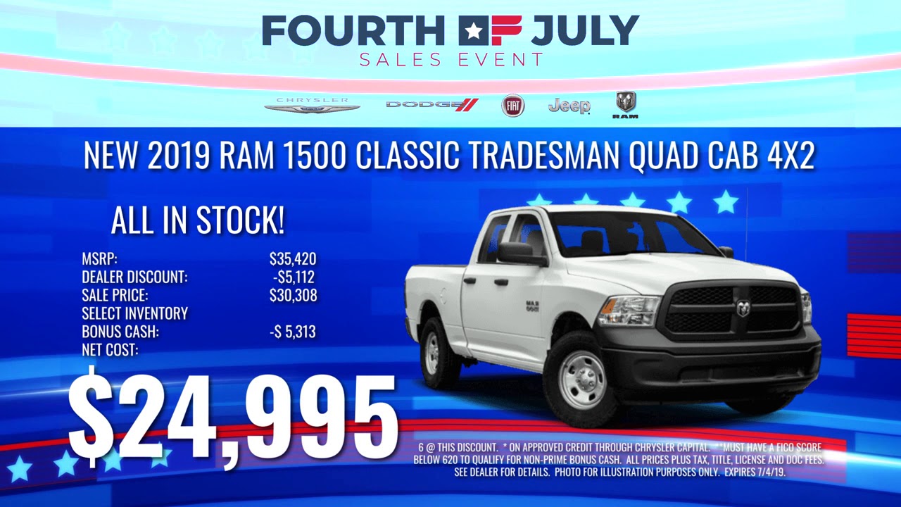 2019 Ram 1500 Specials at Turlock CDJR | Ram Dealership Turlock CA
