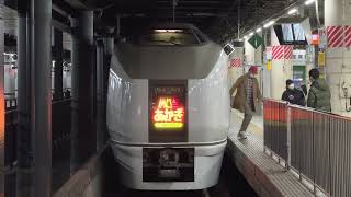 651系特急あかぎ6号　上野駅着