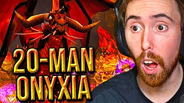 Asmongold First 20-MAN Onyxia Kill (Classic WoW Raid)