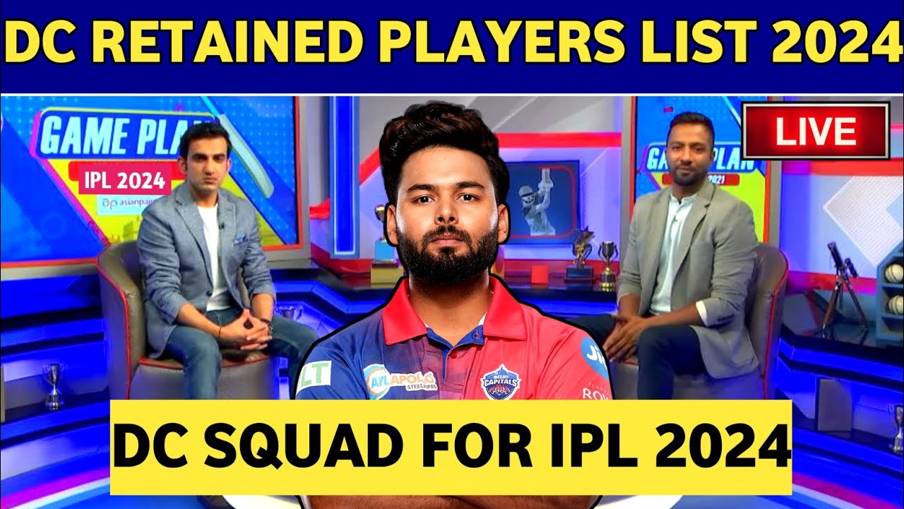 IPL 2024 Delhi Capitals Retained Players List 2024 DC Retained