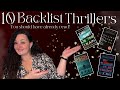 10 Backlist Thrillers to Read This Spooky Season! 👻🧡💀