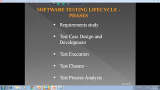 Manual Testing - 5 STLC