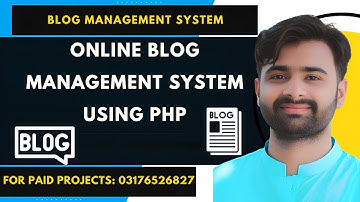 Personal Blog Website | Online Blog Management System Using PHP U& MYSQL