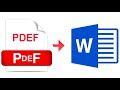 Cómo convertir un PDF a WORD sin progamas