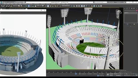 3DsMax Tutorials, Learn 3D Modeling & Texturing a Stadium from Scratch in 3dsmax (Part 8)