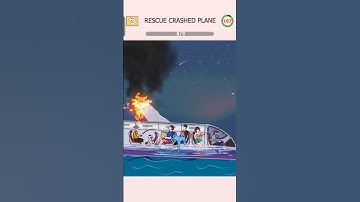 Tricky Twist 🪢 Level-87 Rescue 🛟 Crashed Airoplane 🛬 #youtubeshorts #reels #shorts