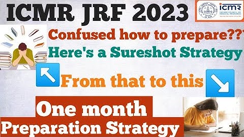 ICMR-2023/One Month Strategy-2023/ Prepare with IPB/ Dream it, Achieve it...