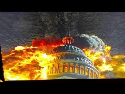 Independence Day Aliens Attack Scene